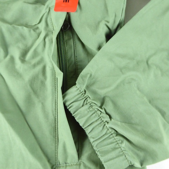 Columbia Full Zip Cotton Nylon Blend Hooded Windbreaker Performance Jacket NWT - Picture 9 of 11